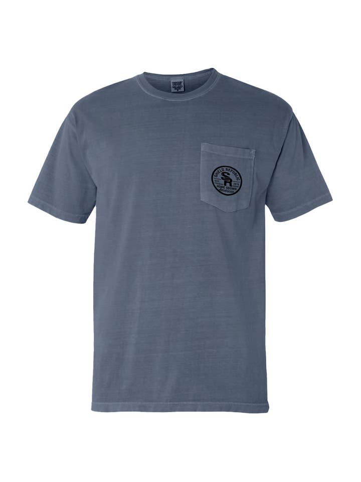 Blue Jean Drain the Swamp Pocket Tee for wholesale on Faire