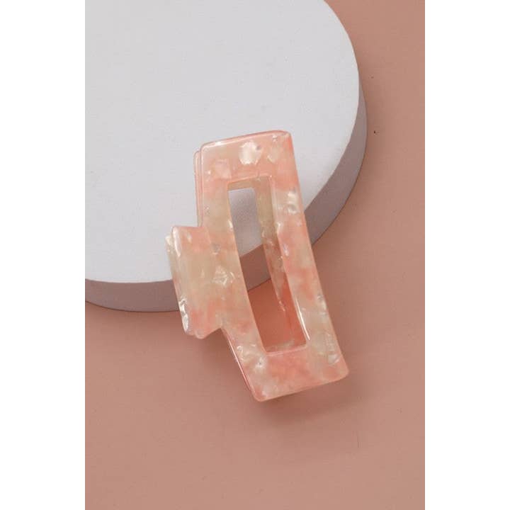 JOSSLYN by wall to wall - Wholesale Hair Clip - Women's - RECTANGLE CELLULOSE HAIR CLAW CLIP | 40H6155