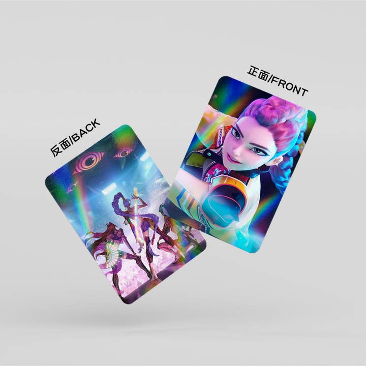 Auraquise - Wholesale Sticker - Kids & Baby - Kpop Demon Hunters Holographic Photocard Set Double-Sided LOMO Cards Mini Stickers & Collectible Flash Cards3