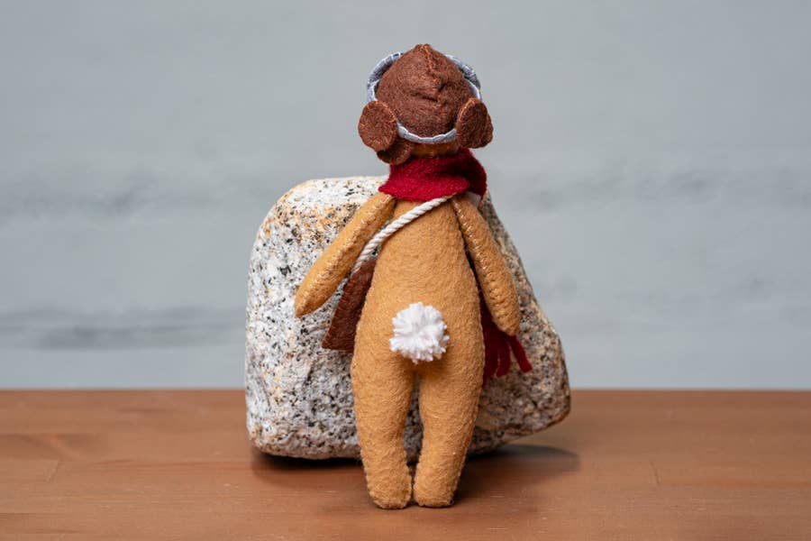 Genius Premium Craft - Wholesale Knutselnaai-set - Vilt Konijn Naaien & Vilten Kit – Pilotenhoed Uitvoering7