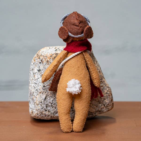 Genius Premium Craft - Wholesale Knutselnaai-set - Vilt Konijn Naaien & Vilten Kit – Pilotenhoed Uitvoering7