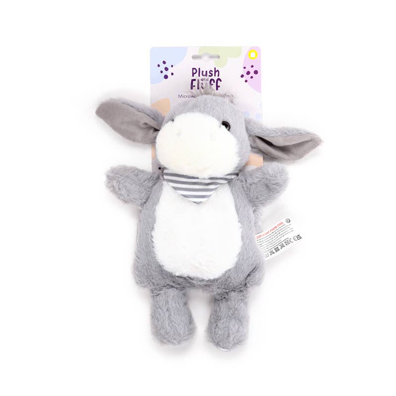 Puckator Ltd - Wholesale Hand Warmer - Donkey Microwavable Snuggables Wheat and Lavender Heat Pack0