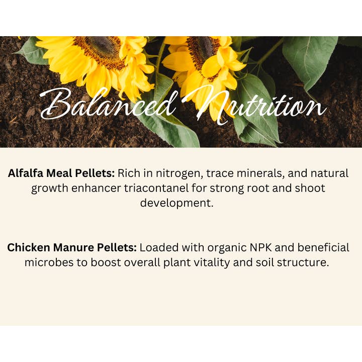 Happy Bunny Farms – wholesale Fertiliser – Root n' Rise Fertilizer and Soil Conditioner Pellets, 3-2-2 4