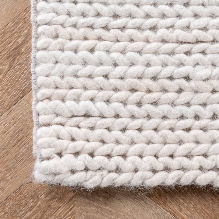 nuLOOM - Wholesale Area Rug - Hand Woven Chunky Woolen Cable Area Rug3