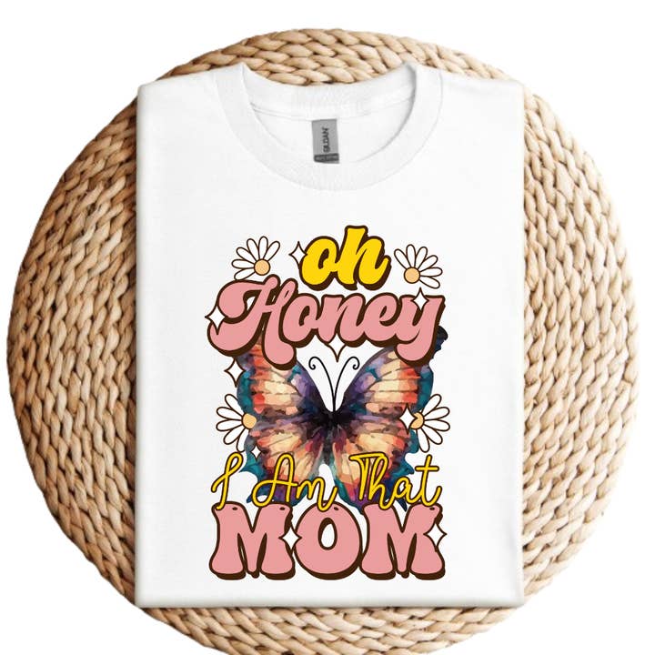 Oh Querida Eu Sou Aquela Mãe T-shirt Gráfica Feminina por atacado de Mama and Littles Apparel