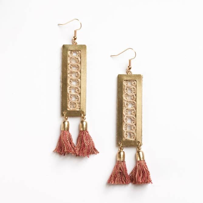 Boucles d'oreilles Kalahari pour la vente par This Ilk