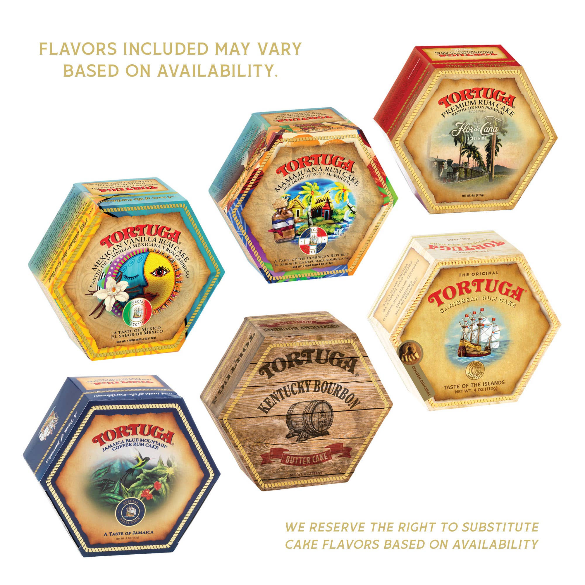 Tortuga Spirit Cake Company - Venta al por mayor Tarta - Tortuga Provenance Seis Pack5