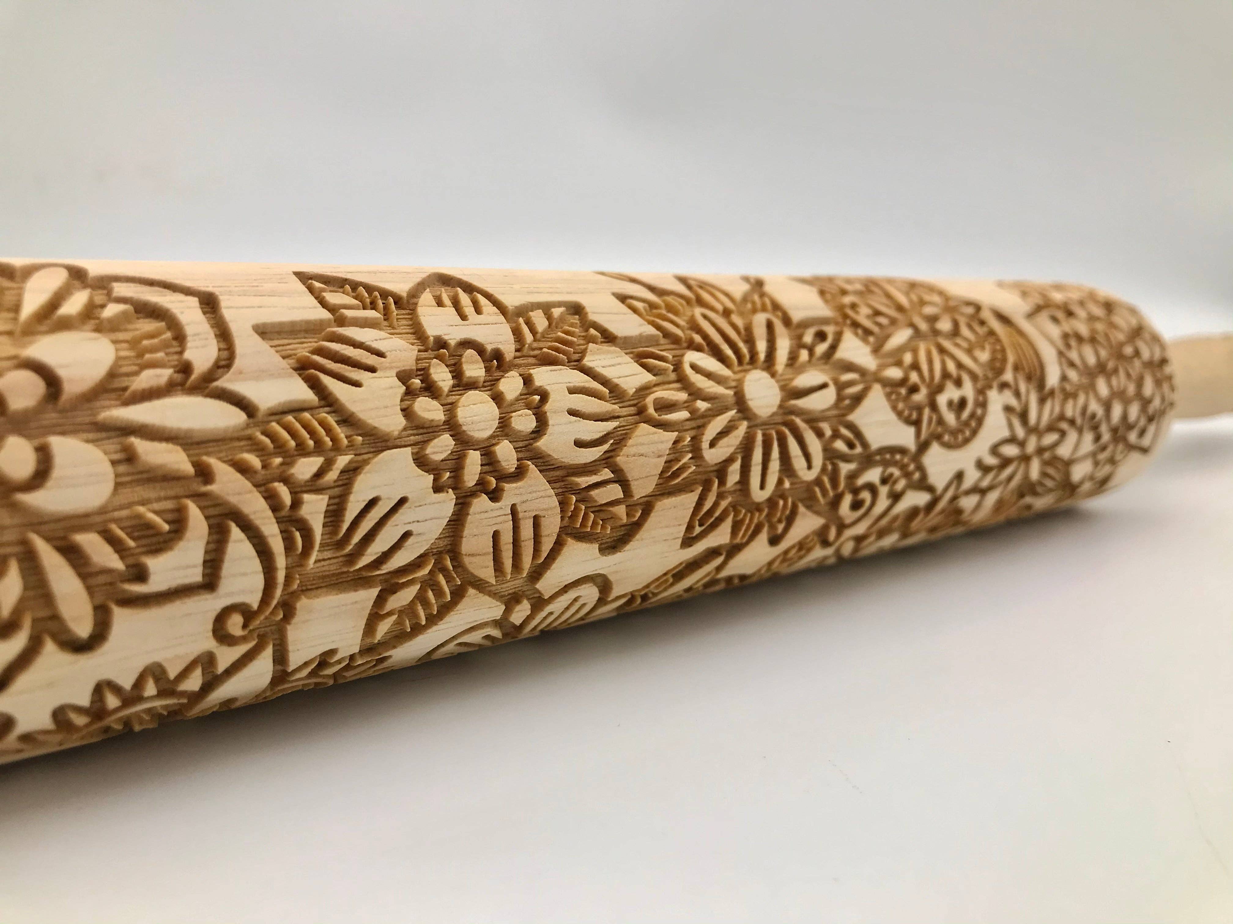 Sweet Rolling Pins - Wholesale Rolling Pin - Mandala Embossed Rolling Pin – Pottery & Baking1