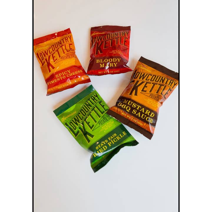 Lowcountry Kettle - Wholesale Crisps - Mustard Bbq Potato Chips - 24 bags7