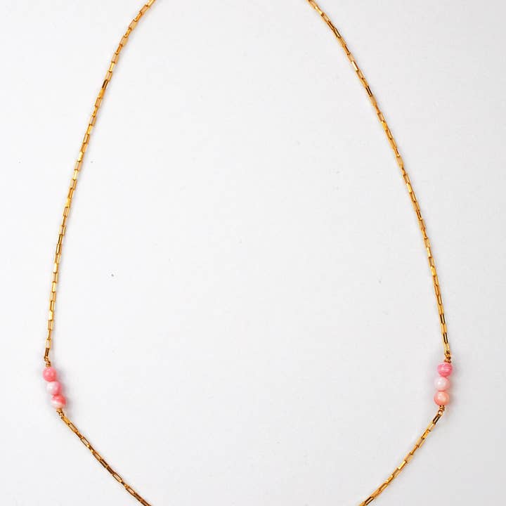 Ripple | Reiki Infused Jewelry - Wholesale Beaded/Pearl Necklace - Queen Conch Genesis Necklace2