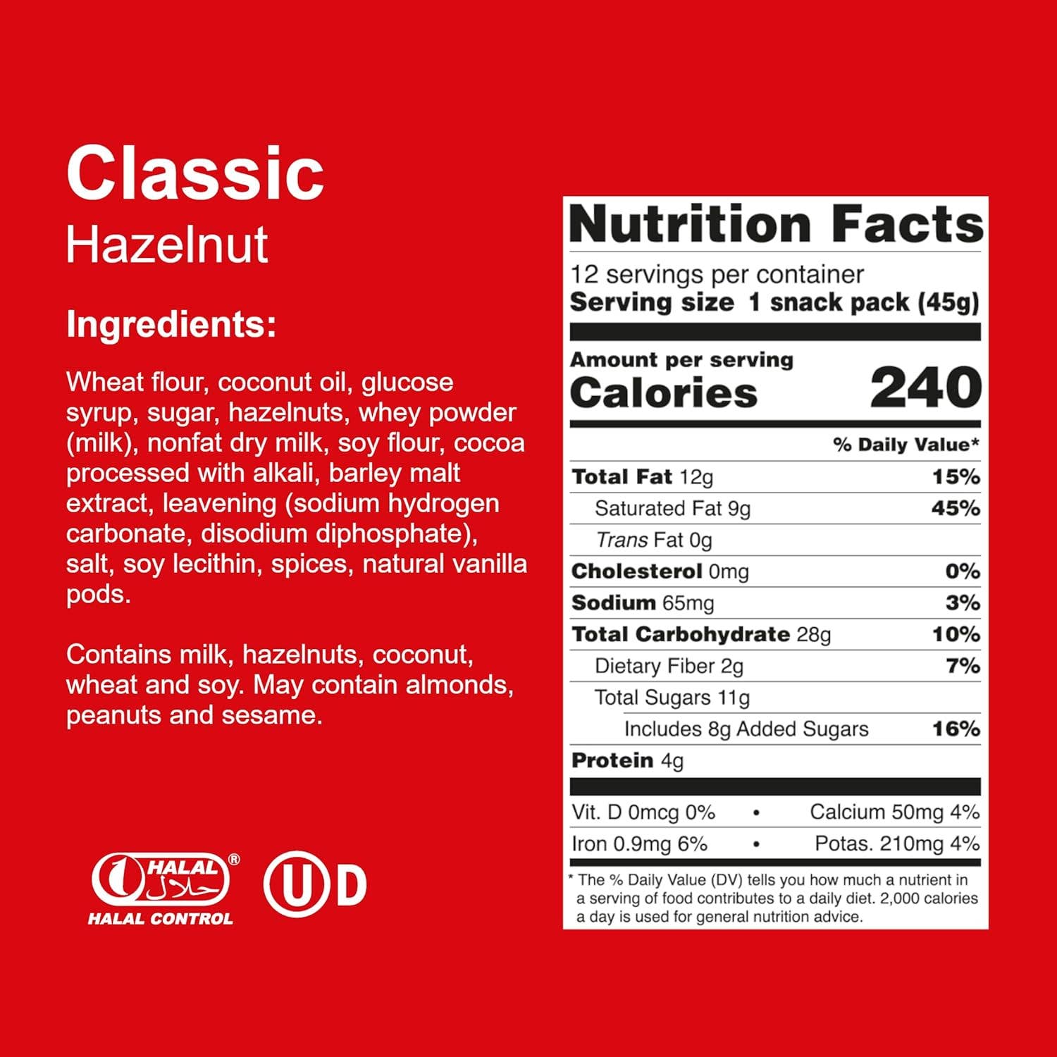 Snacky Candy - Vente Biscuits - Loacker Gaufrette Classique Noisette 1,59 oz 12 unités9