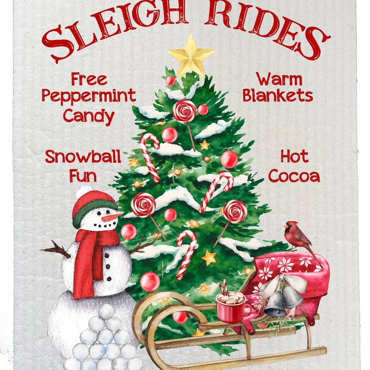 Jul Sleigh Rides Snemand SVENSK PARABOL for engroshandel hos Avery Lane Gifts