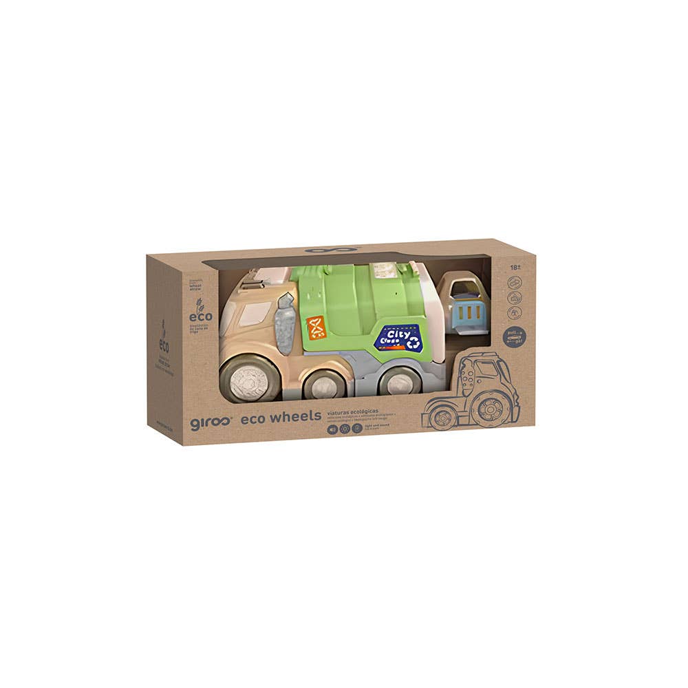 AJ Aguiar - Wholesale Toy Car/Truck - Kids - Eco Truck Cleaning Spins With 30 cm Cart2