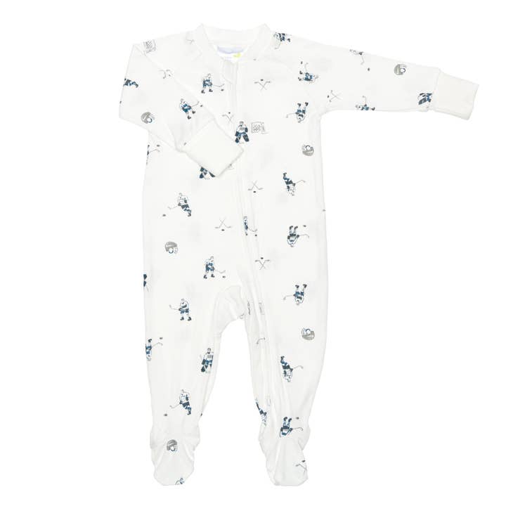 Bamboo baby sleeper - Hockey for wholesale by Perlimpinpin