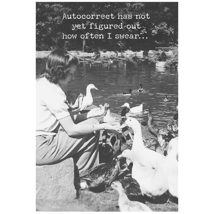 Primitives by Kathy - Wholesale Everyday Greeting Card - Autocorrect Greeting Card