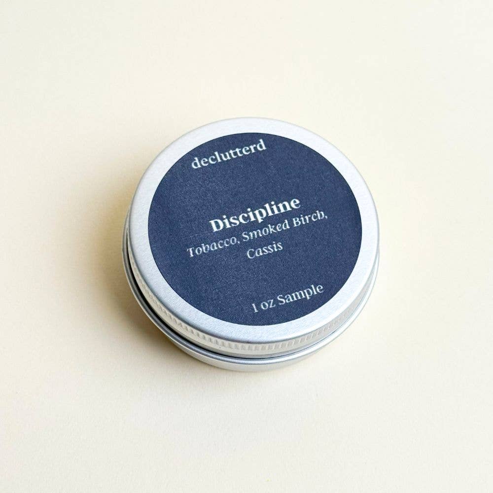declutterd - Wholesale Travel Candles - Candle Tin Sample 1 oz Wood Wick Non Toxic Coconut Soy Wax28