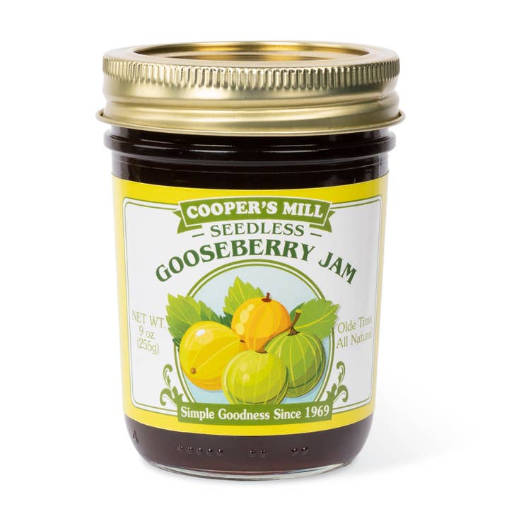 Cooper's Mill - Wholesale Jam/Jelly - Gooseberry Jam (Seedless) - Half Pint
