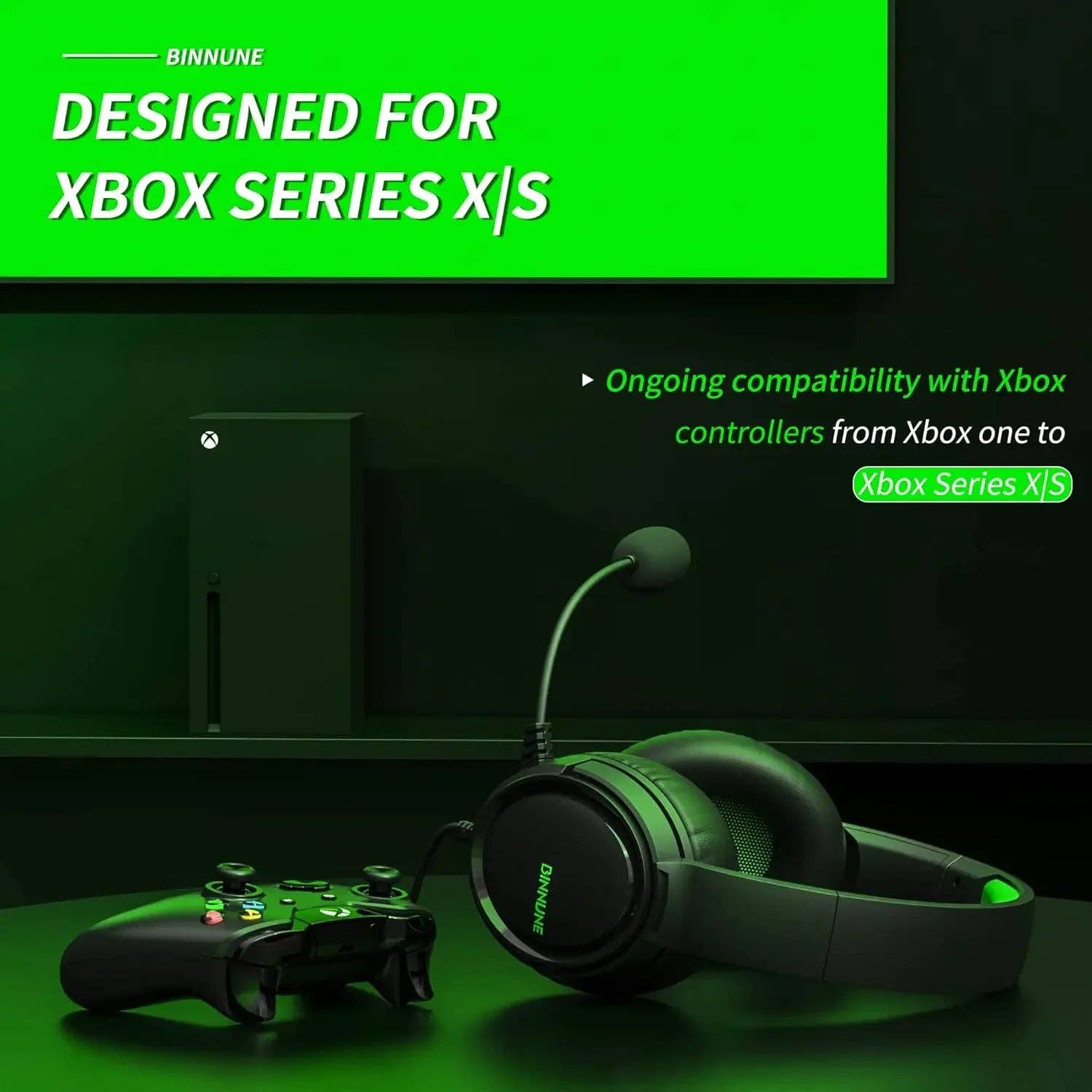 Assorted BINNUNE BG02 Gaming Headset with Mic for Xbox PS4 for wholesale on Faire1