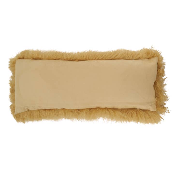 Saro Lifestyle - Wholesale Throw/Decorative Pillow - Mongolian Lamb Fur Pillow - Poly Filled5