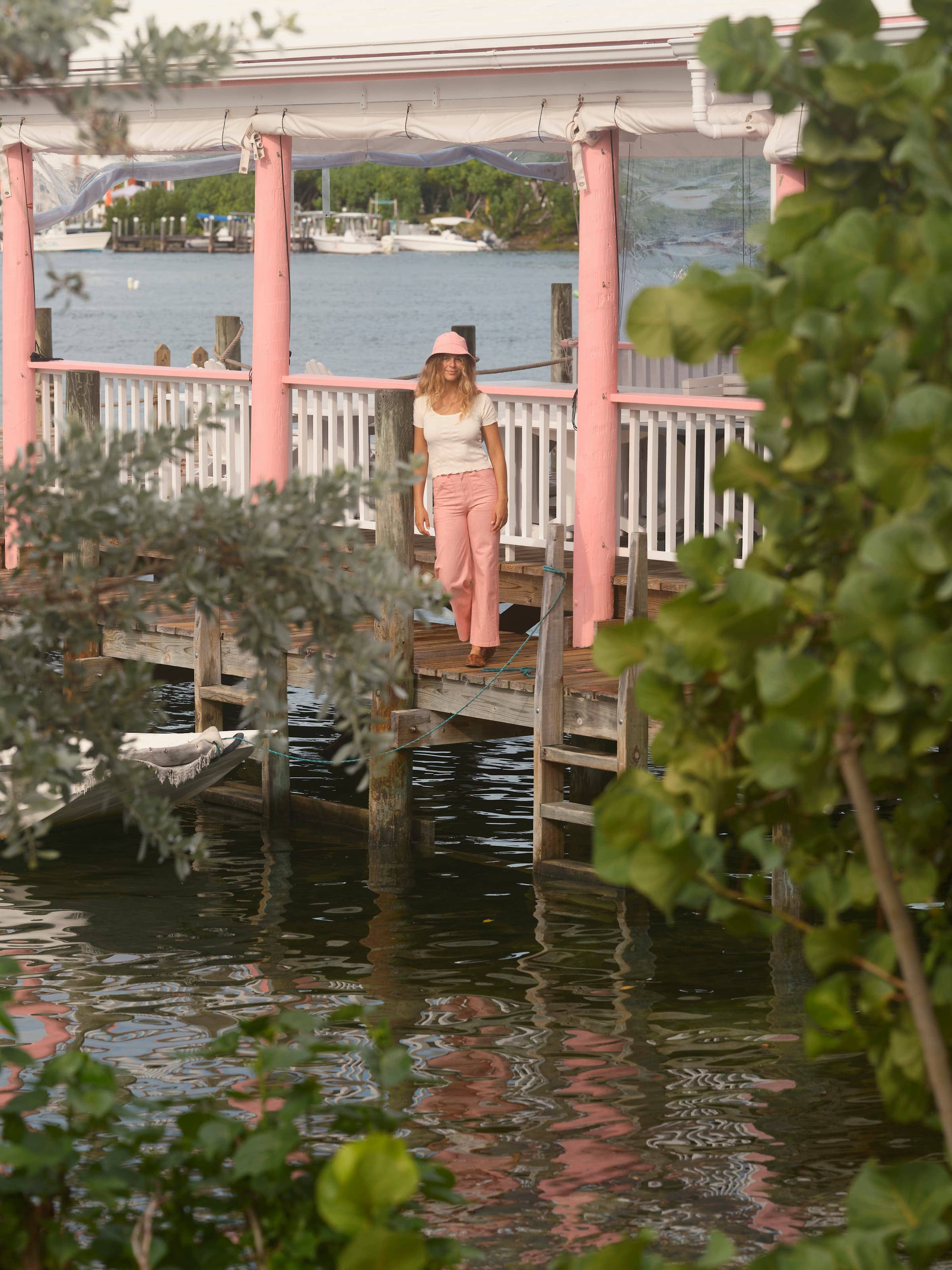 Candy Stripe Cupola Bucket Hat for wholesale on Faire1