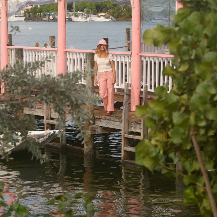 Candy Stripe Cupola Bucket Hat for wholesale on Faire1