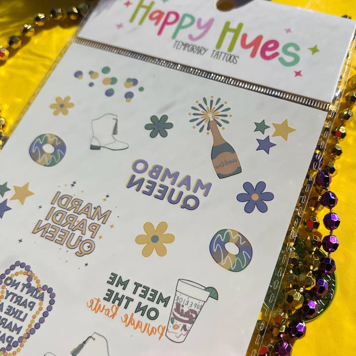 Happy Hues Tattoos - Wholesale Temporary Tattoo - Mambo Queen Temporary Tattoos