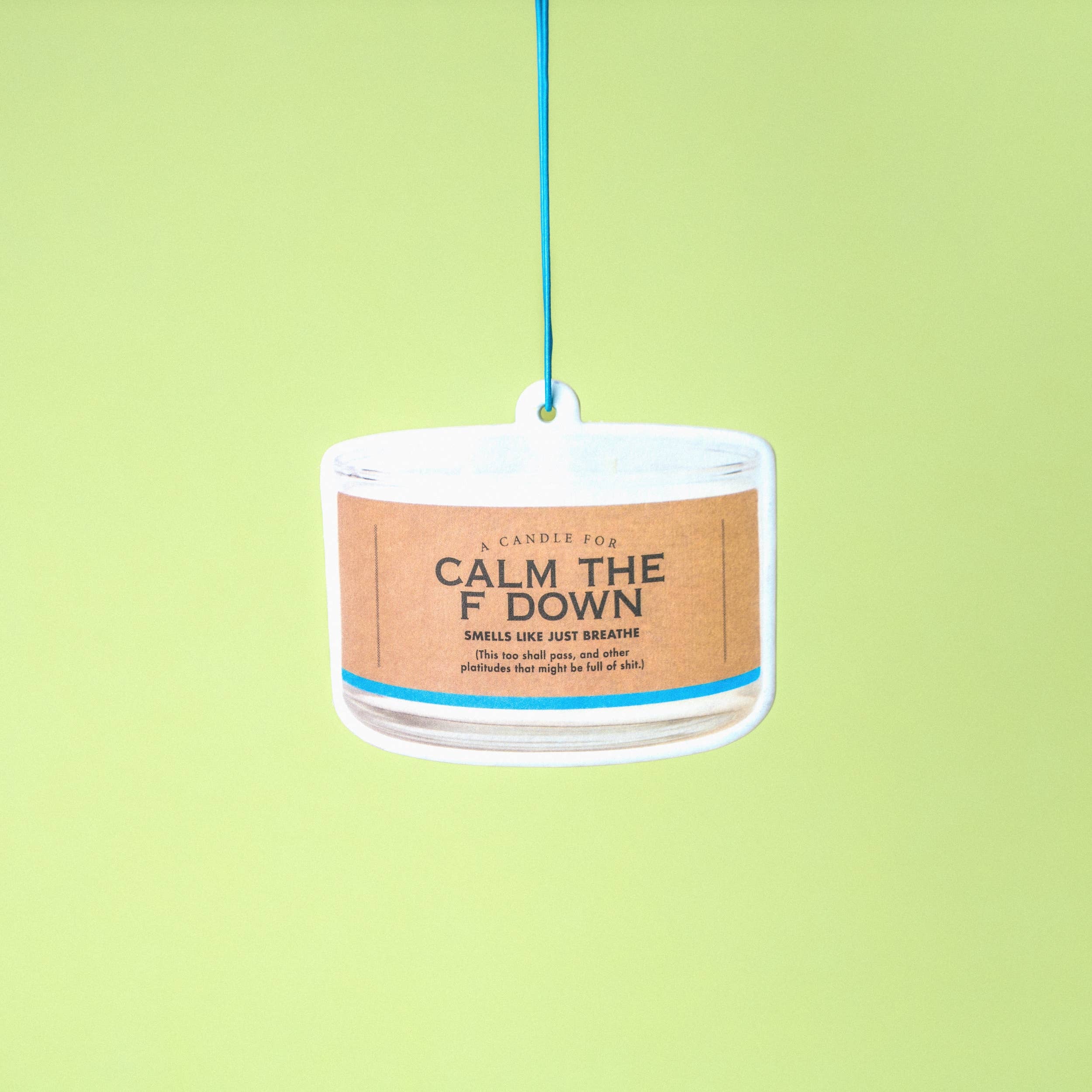 Whiskey River Soap Co. - Wholesale Air Freshener - Calm the F Down Air Freshener | Funny Car Air Freshener1