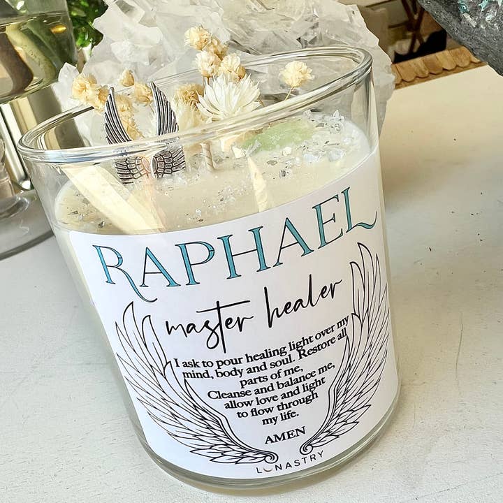 Lunastry - Wholesale Jar/Filled Candle - Archangels Soy candle