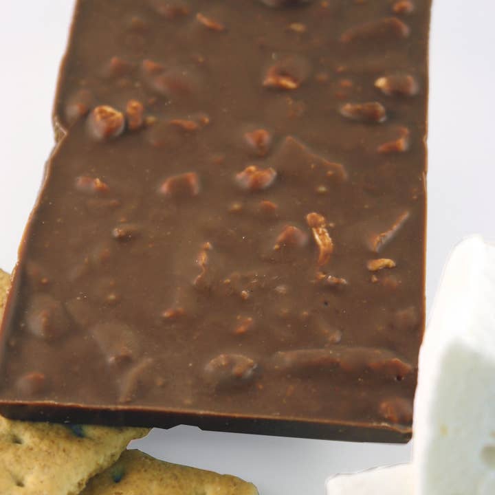 Smore's Chocolate Bar for wholesale by Decadence Chocolates Inc
