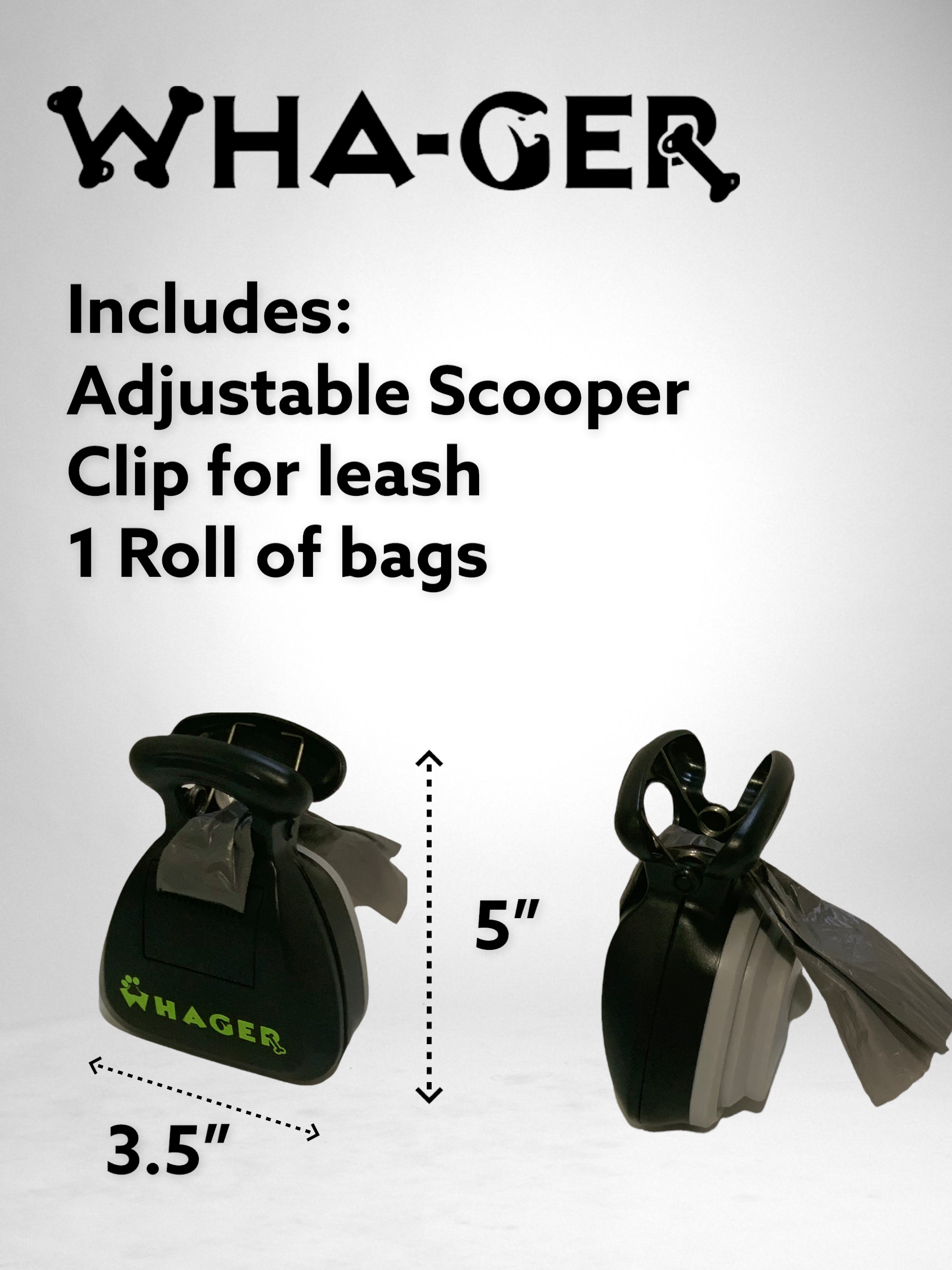 Wha-Ger – wholesale Bajspåseautomat – Beröringsfri bajsskärare med kopplingsklämma och påsar2