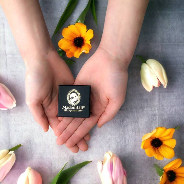 MadamLili - Wholesale Pendant/Charm Necklace - Dill Flower Real Leaf Locket Chain - 925 Sterling Rose Gold Plated Necklace - K925-661