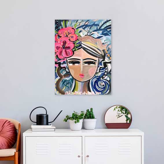 She Is Fierce - Panema Canvas Wall Art for wholesale by GreenBox Art