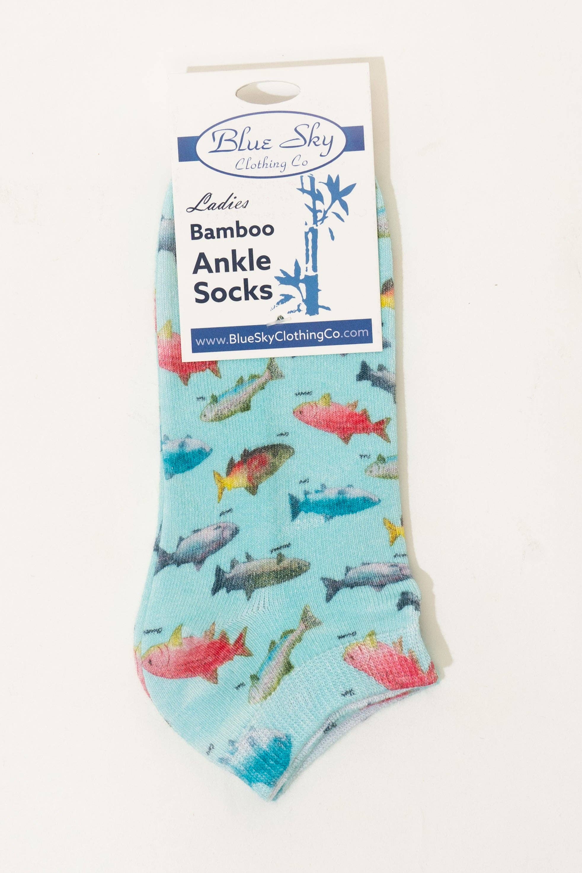 Blue Sky Clothing Co LLC - Wholesale Socks - Women's - Ladies Ankle Bamboo Socks, Assorted Prints3