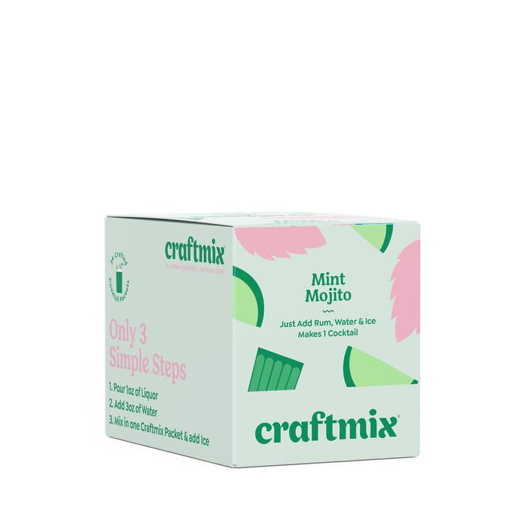 Craftmix – Mistura de coquetel/xarope por atacado – Misturadora Mint Mojito Cocktail/Mocktail - 24ct Caddy9