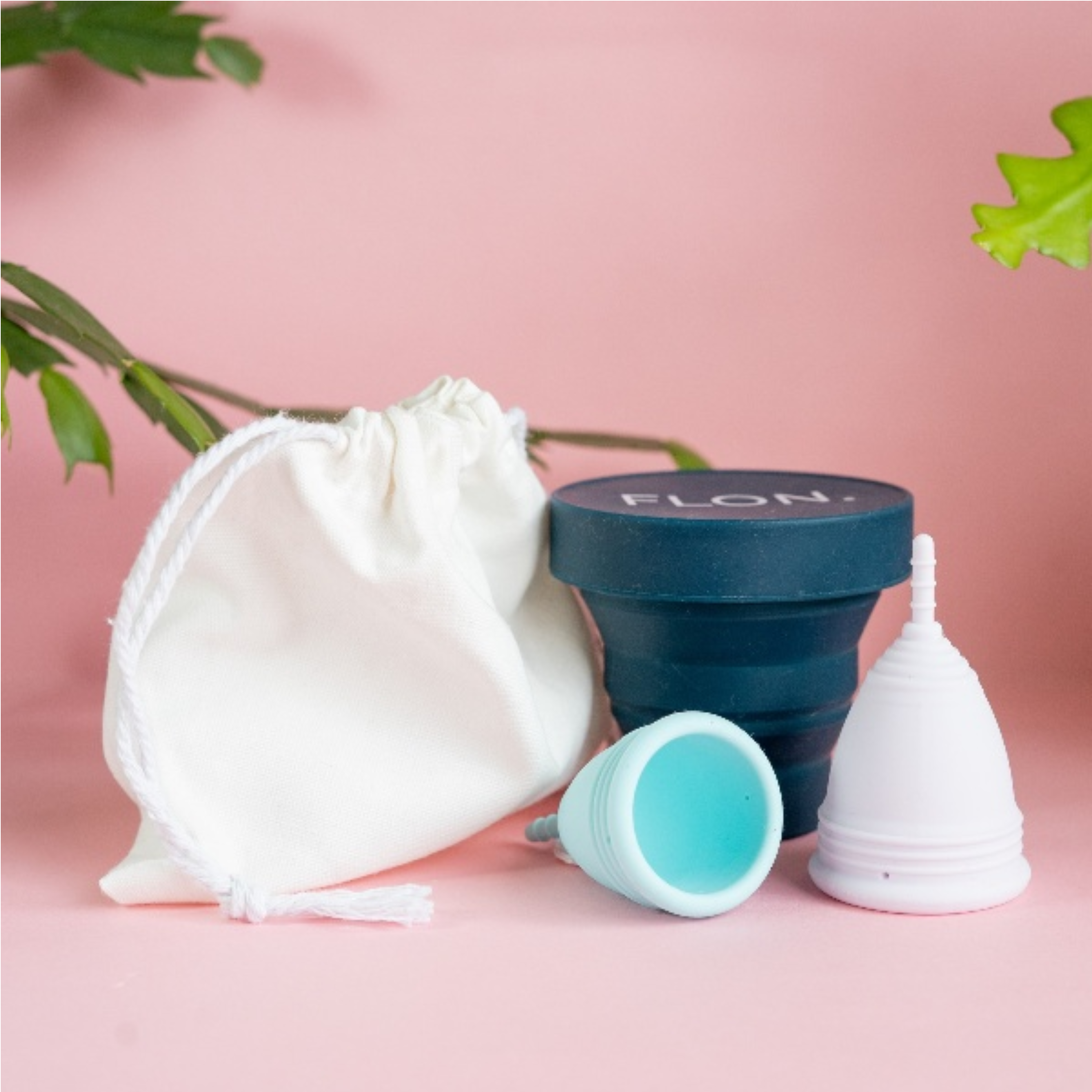 FLON - Wholesale Menstrual Cup - Menstrual Cup Set includes a storage bag and/ sterilizer cup10