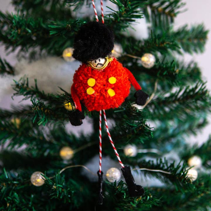 Toy Soldier | Christmas | Pom Pom DIY Craft Kit | for wholesale by Pom Stitch Tassel