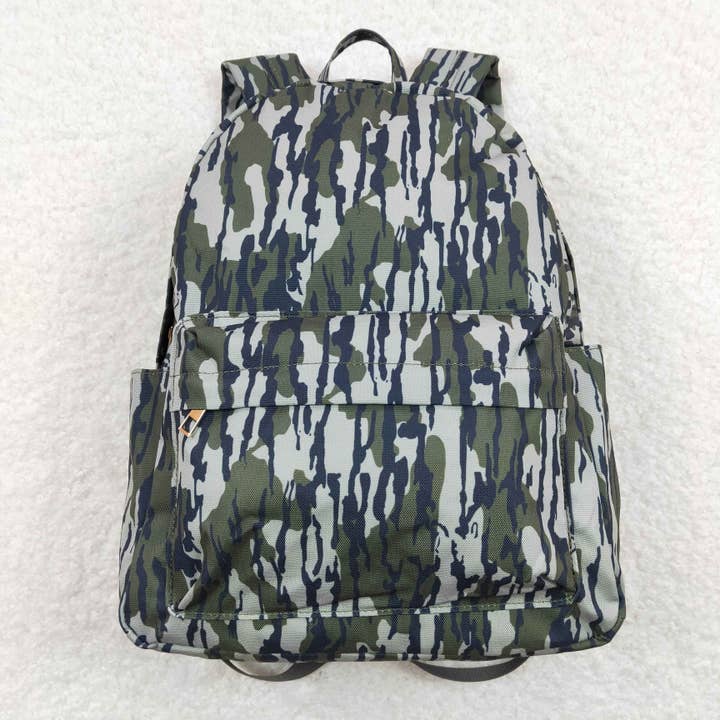Aier Wholesale - Wholesale Backpack - Kids - Sibling Baby Kids Boys Camouflage Backpack Zip Back Bags
