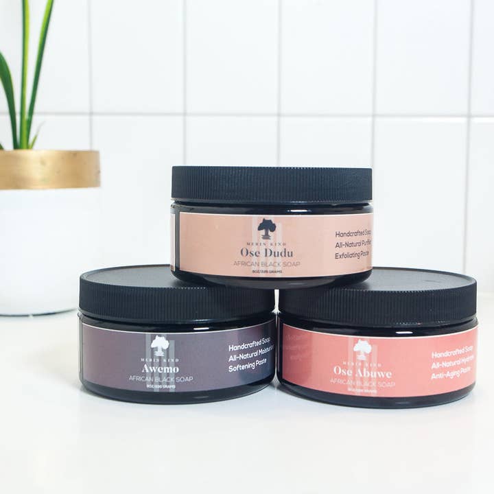 Merin Kind - Wholesale Bar Soap - Ose Meta Premium African Black Soap - Gift Set0