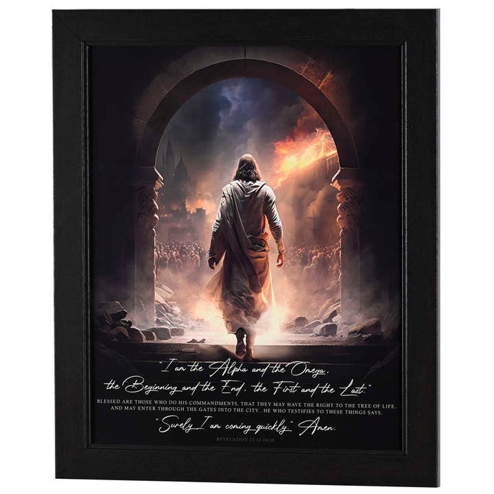 Dicksons - Wholesale Art Print - Framed Wall Art Surely I Am Coming 16x20
