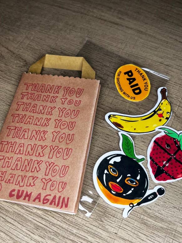 Kinky Fruit-zine voor wholesale door Bre’s Tiny Print Shop