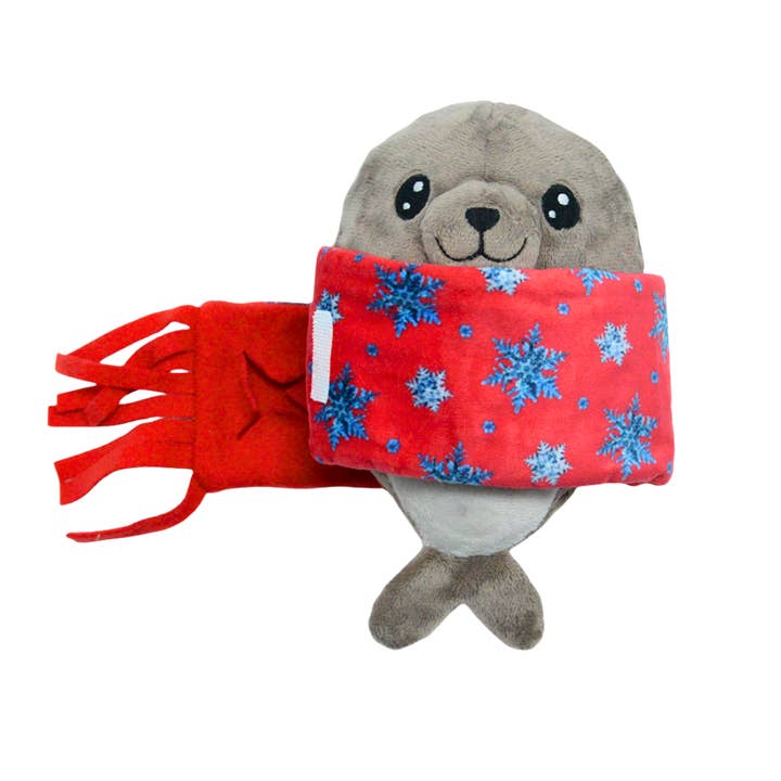 Phoque Snuffle – Amusant, en Peluche, Couineur & Cache-Gâteries pour la vente par WoofCrate