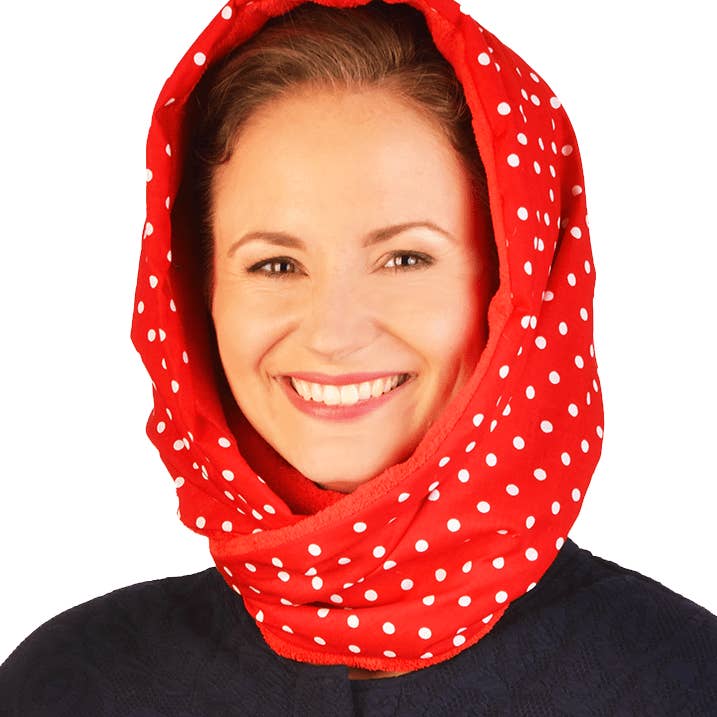 Wishproject - Wholesale Scarf - Women's - Triangular scarf | toadstool | red & dots3
