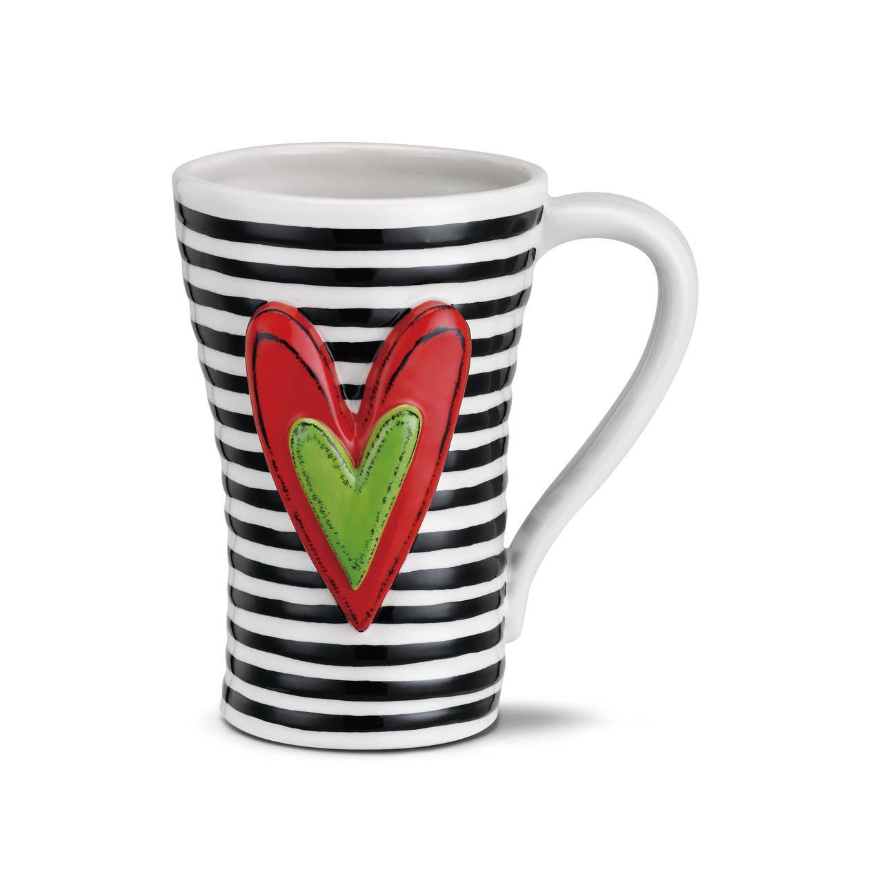 DEMDACO - Wholesale Coffee Mug - Black Stripes Mug