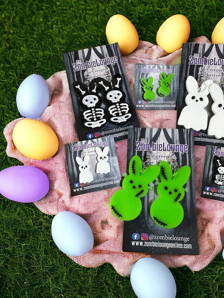 Spökliga Peeps-örhängen för wholesale av Zombie Lounge Bootique