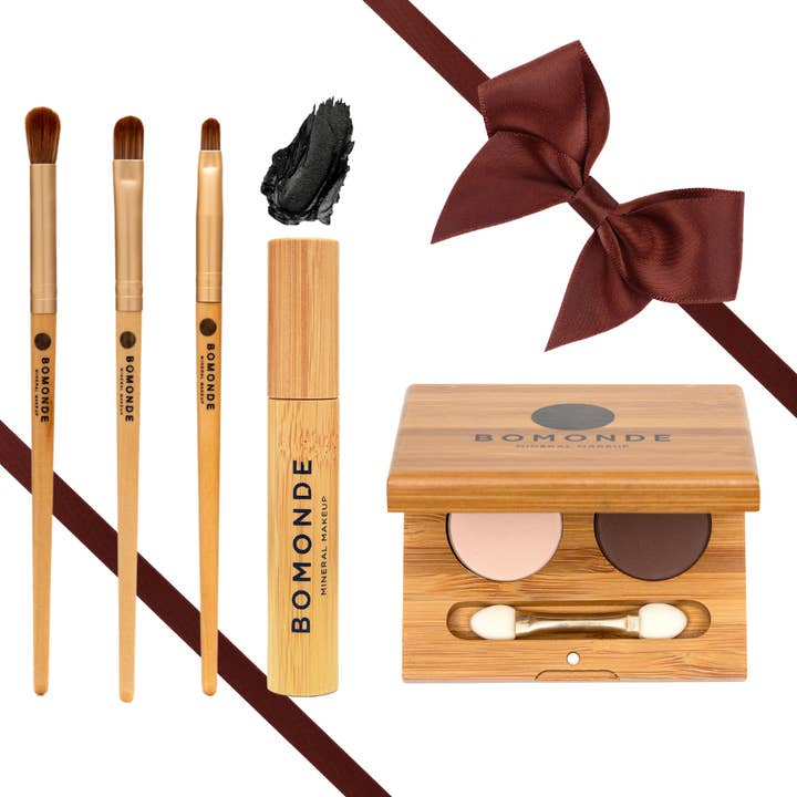 Christmas Mineral Eye Makeup Set | Vegan, Toxin-Free Eye Essentials Collection for wholesale by bomonde