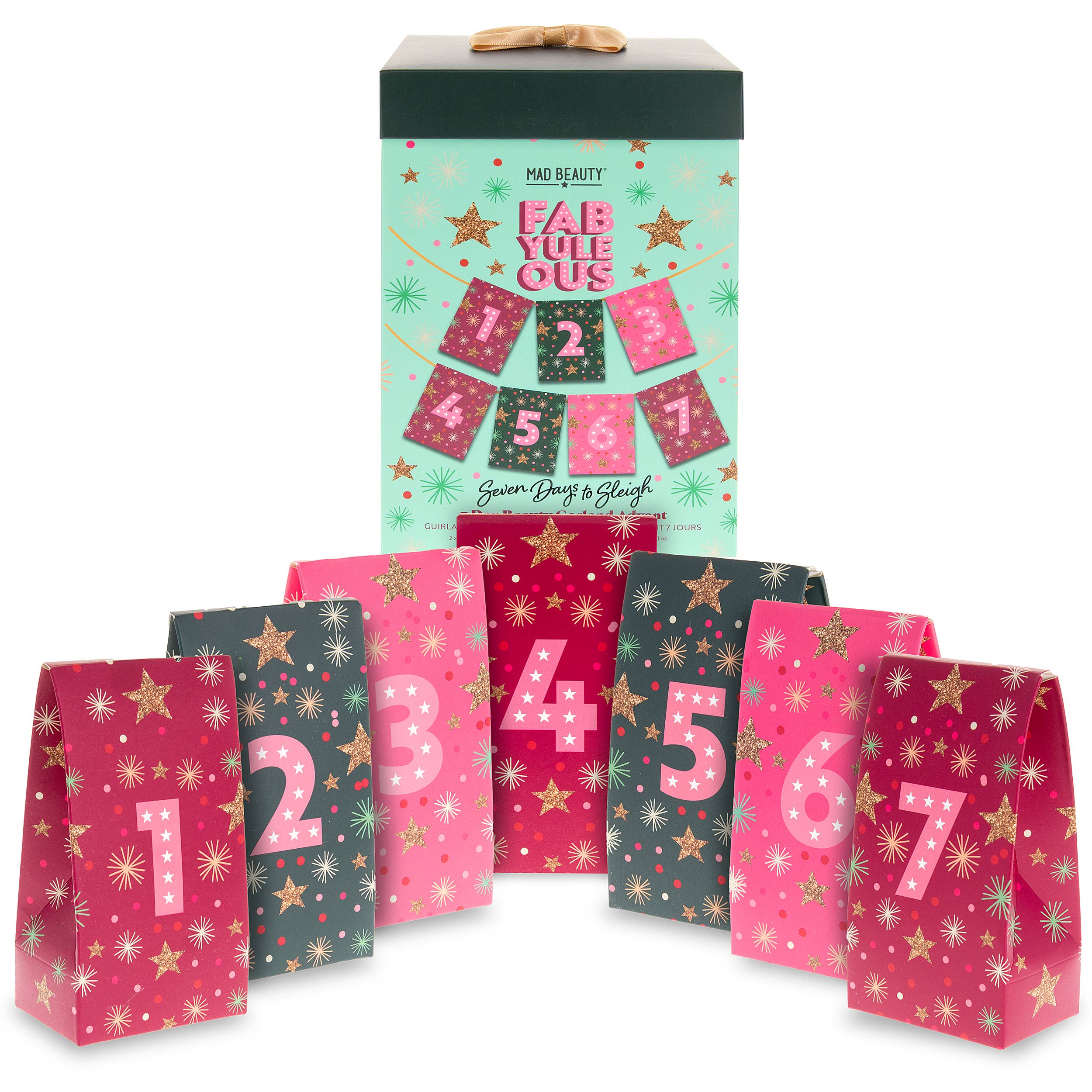 Mad Beauty USA LLC - Wholesale Bath & Body Set - Mad Beauty FabYuleOus7 Day Beauty Garland Advent2