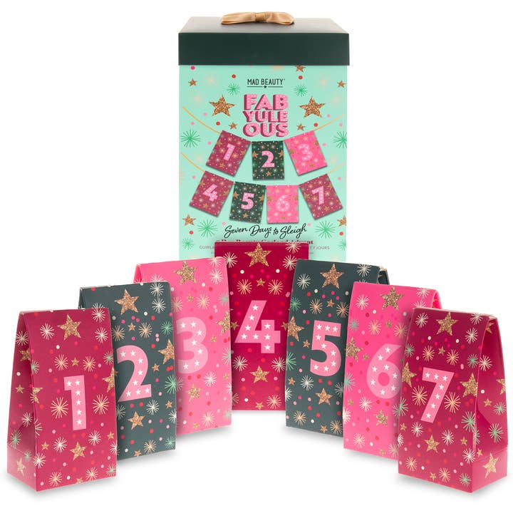 Mad Beauty USA LLC - Wholesale Bath & Body Set - Mad Beauty FabYuleOus7 Day Beauty Garland Advent2