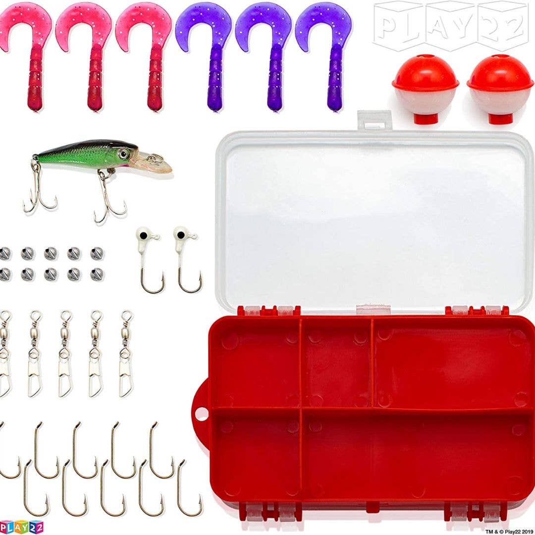 Play22 - Wholesale Sporting Accessories - Fishing Pole For Kids - 32 Set Kids Fishing Rod Combos6