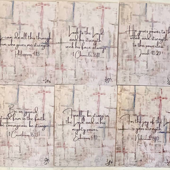 Scriptures of Strength Notecards for wholesale by Wilkerson Works