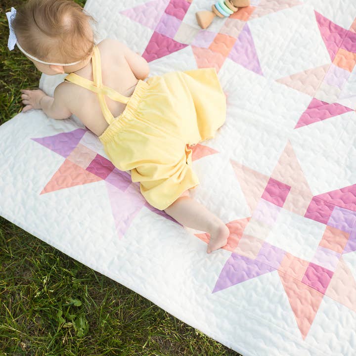 Quilty Love - Wholesale Knutselnaai-set - Quilty Stars papieren quiltpatroon9